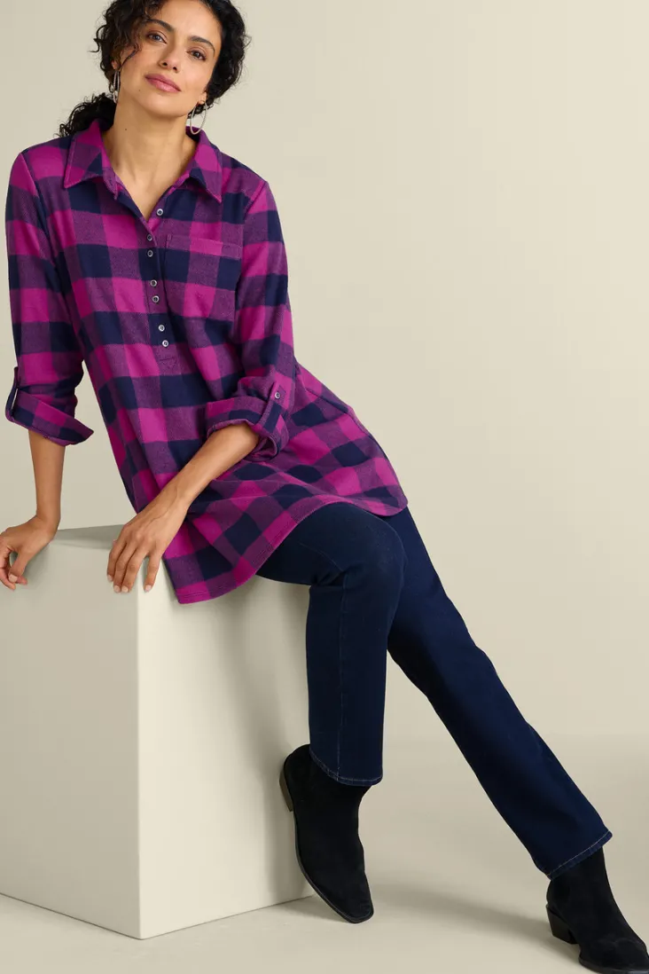 mad_about_plaid_tunic_31.webp Flash Sale Soft Surroundings Mad About Plaid Tunic