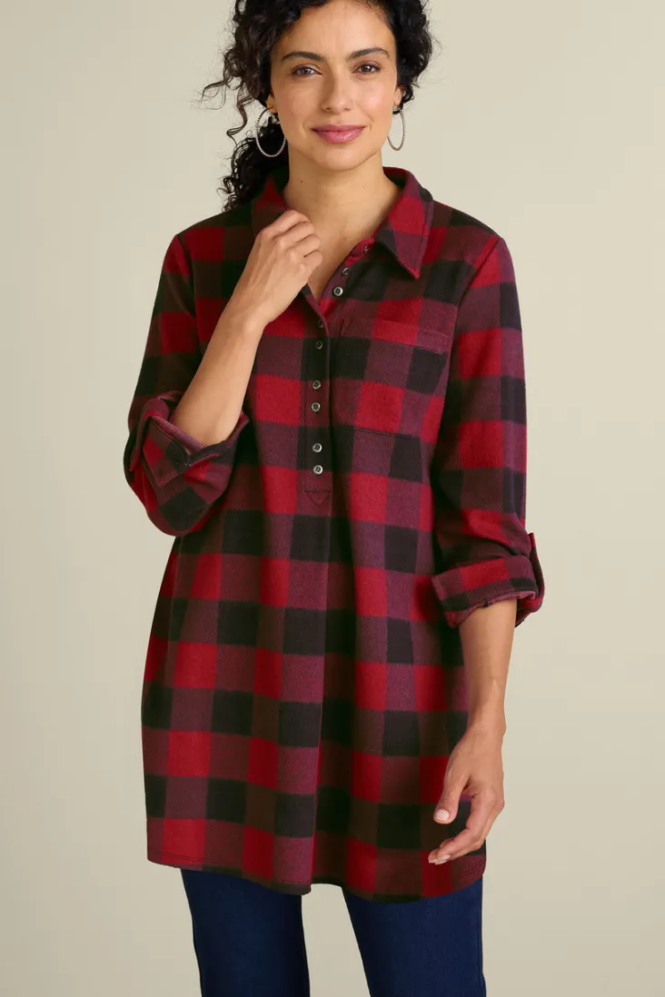 mad_about_plaid_tunic_35.webp Flash Sale Soft Surroundings Mad About Plaid Tunic