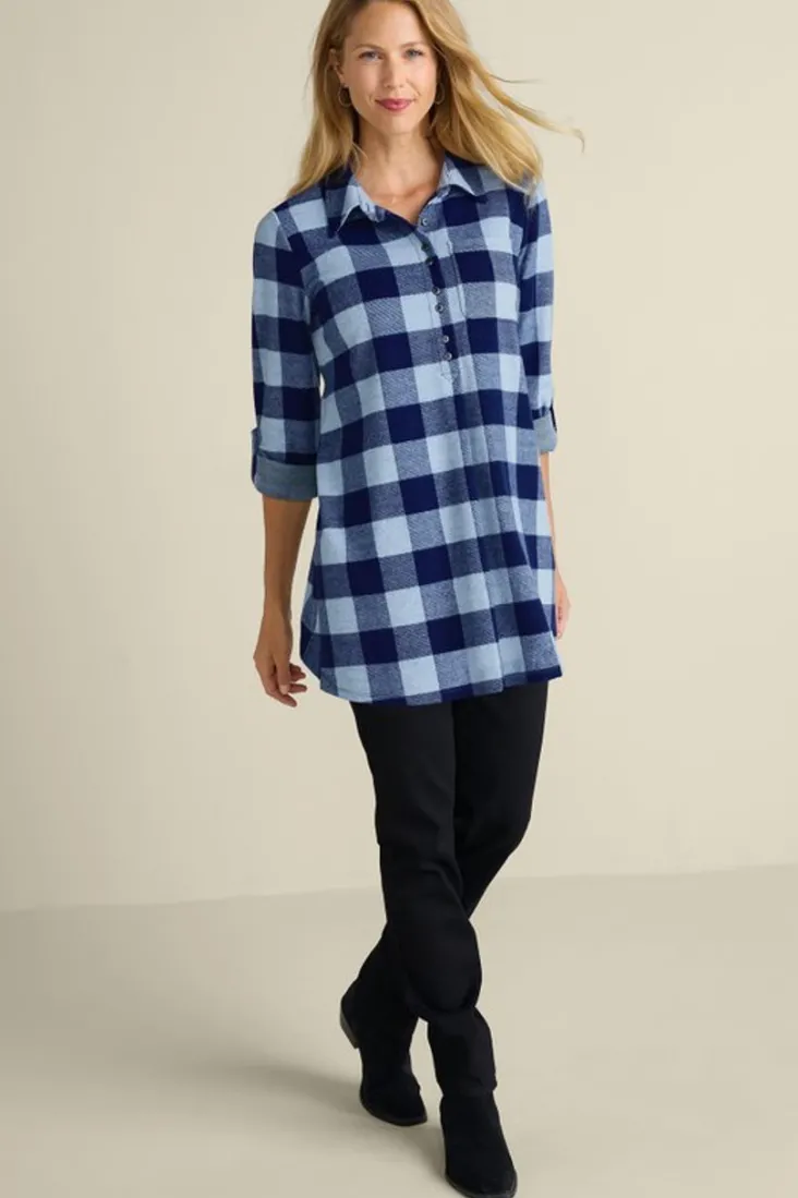 mad_about_plaid_tunic_8.webp Flash Sale Soft Surroundings Mad About Plaid Tunic