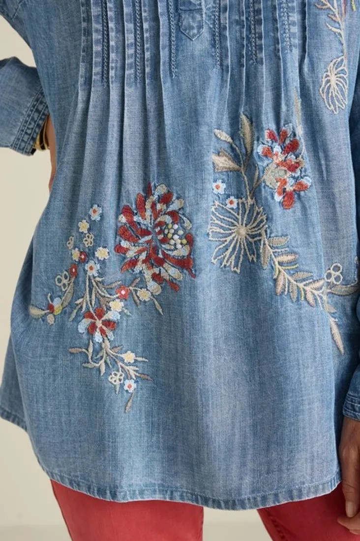 maddie_tencel_tunic_6.webp Hot Soft Surroundings Maddie Tencel™ Tunic MediumBlueWash