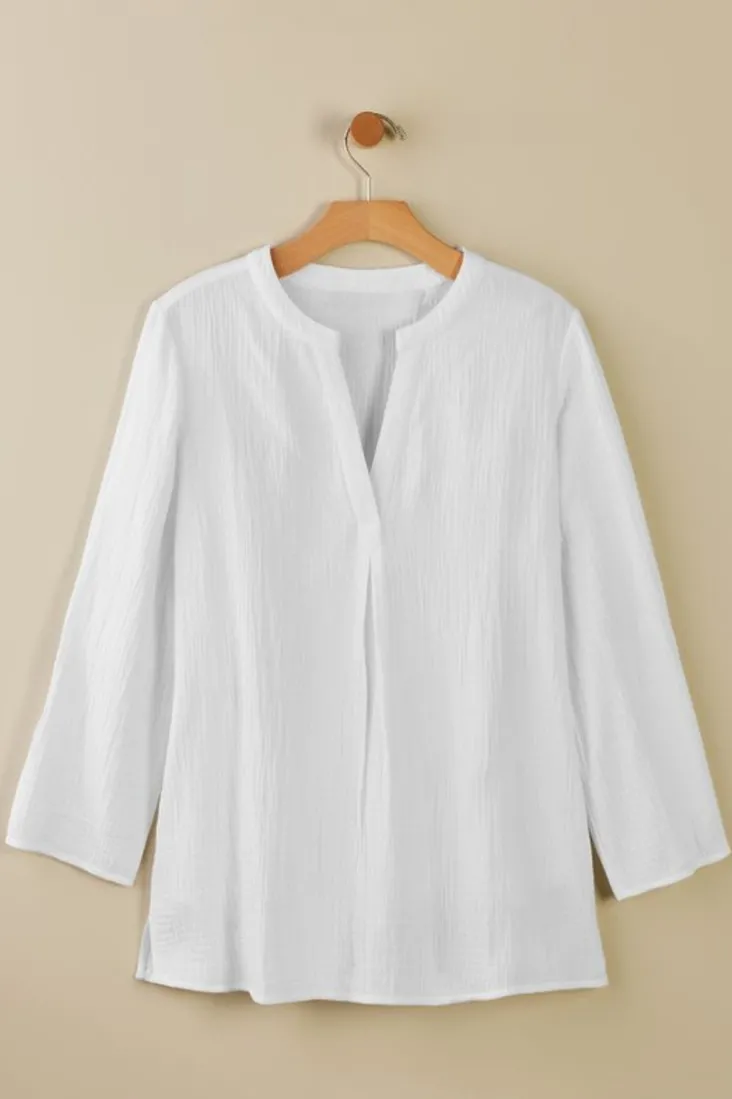 Outlet Soft Surroundings Marley Gauze Tunic