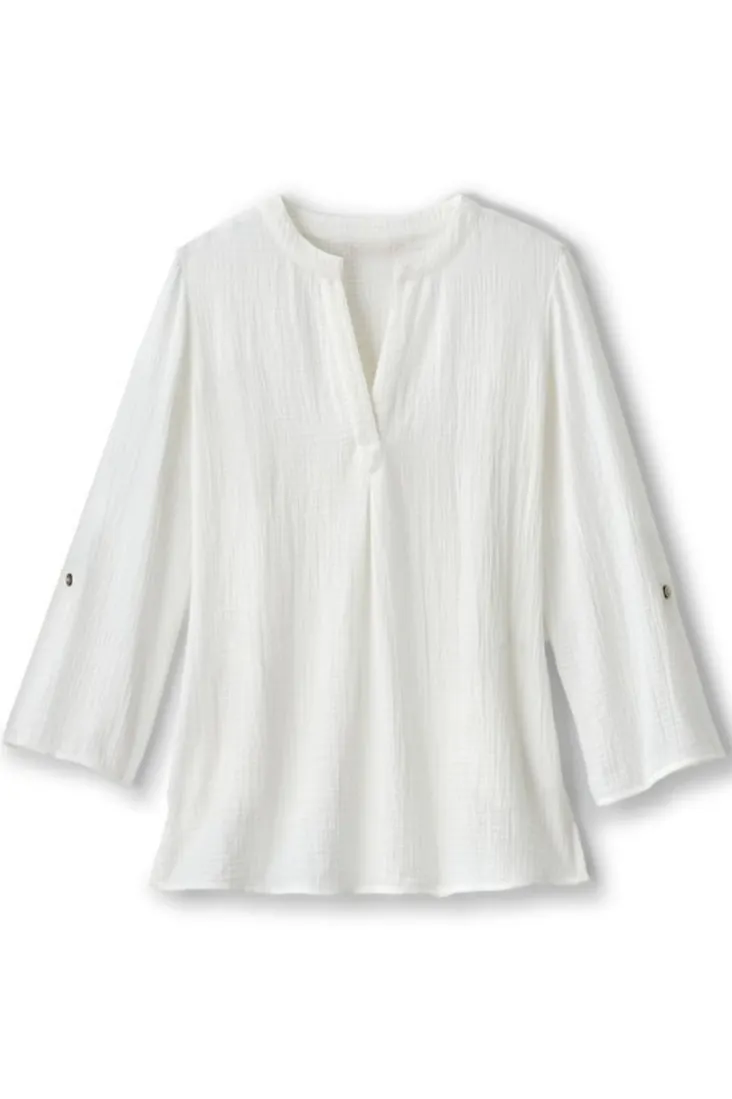 Outlet Soft Surroundings Marley Gauze Tunic
