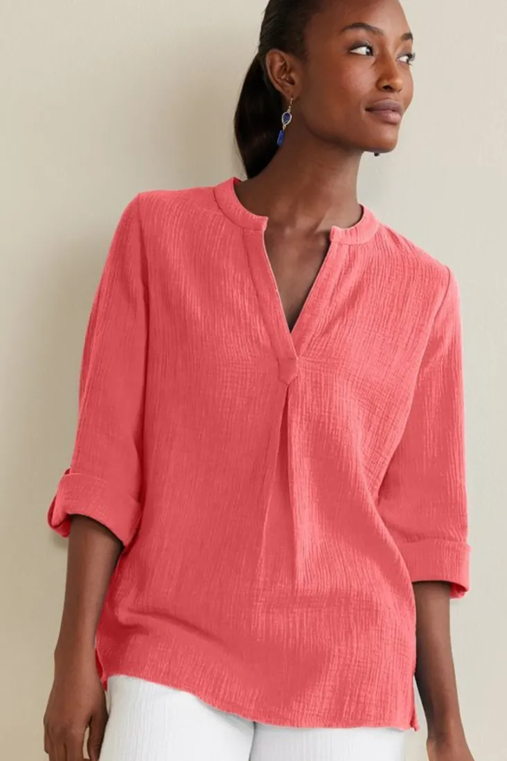 marley_gauze_tunic_22.webp Outlet Soft Surroundings Marley Gauze Tunic