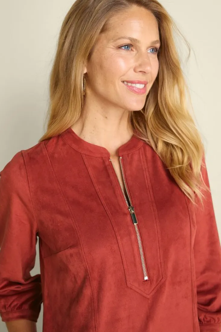 martine_faux_suede_dress_3.webp Best Sale Soft Surroundings Martine Faux Suede Dress BossaNova