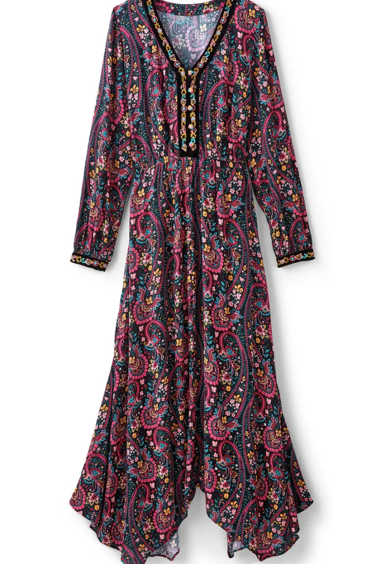 Cheap Soft Surroundings Meena Maxi Dress PaisleyGardenMulti