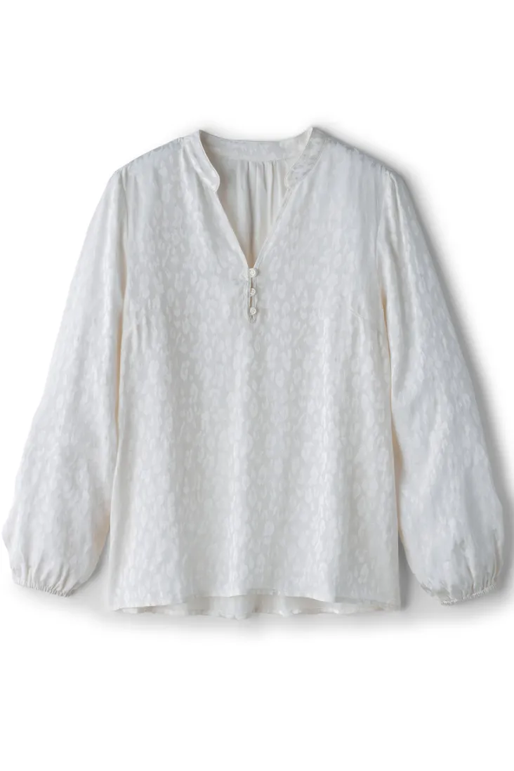 Discount Soft Surroundings Mirasol Jacquard Tunic IvoryPearl