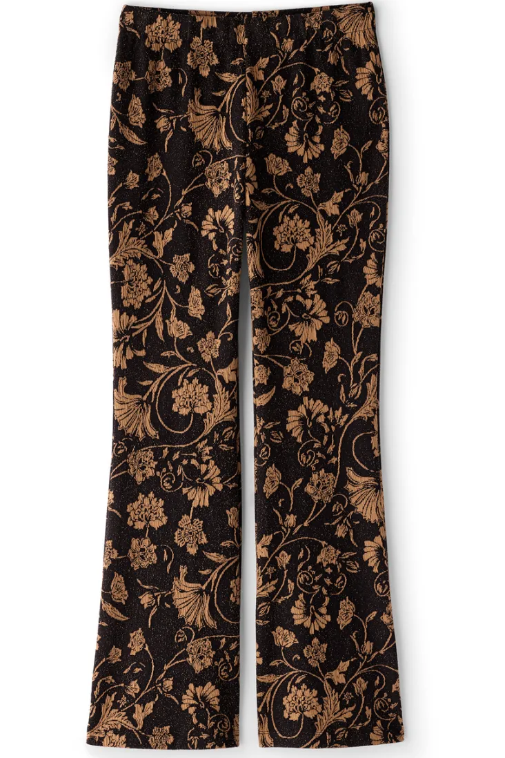 Sale Soft Surroundings Mischa Jacquard Pants FloralScarfJacquard
