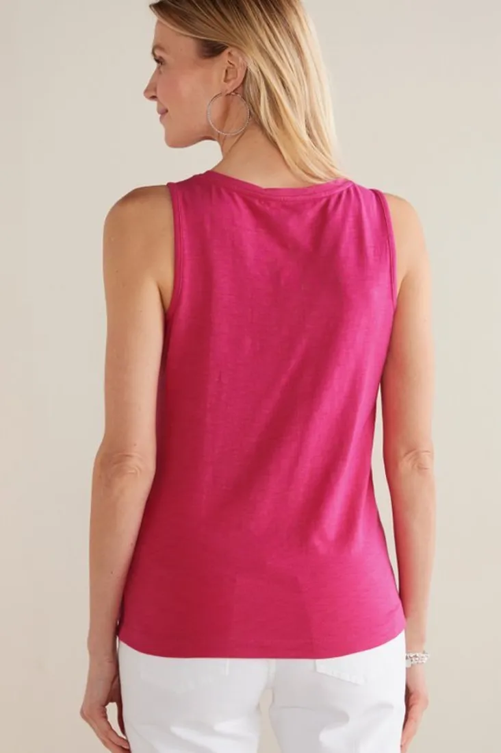mistral_supima_slub_tank_4.webp Cheap Soft Surroundings Mistral Supima Slub Tank PinkPeacock