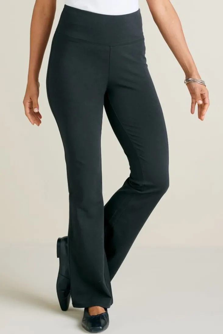 Sale Soft Surroundings Must Have Bootcut Leggings Black