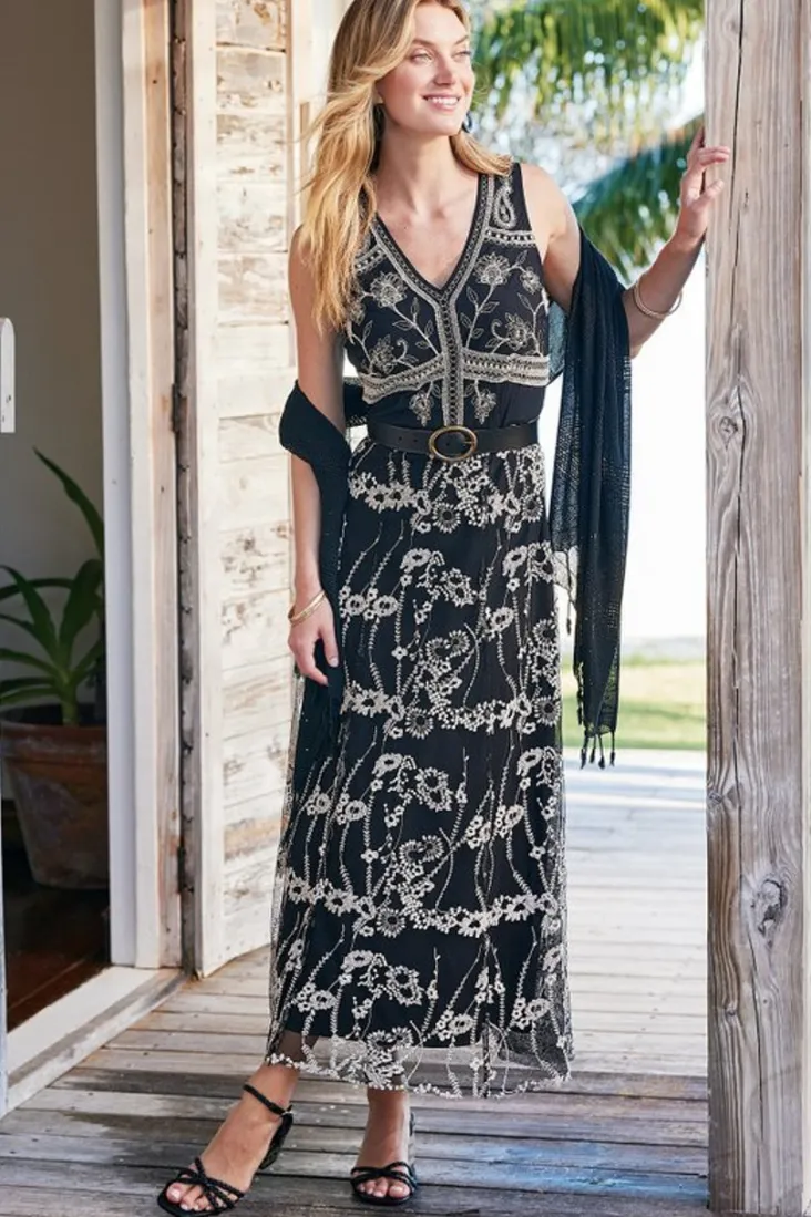olivia_maxi_dress_4.webp Cheap Soft Surroundings Olivia Maxi Dress Black