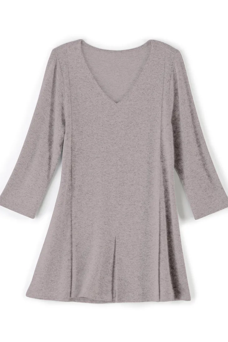 Store Soft Surroundings Ophelia Tunic HeatherGrey