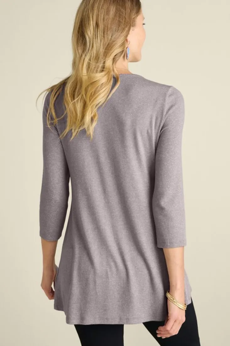 ophelia_tunic_3.webp Store Soft Surroundings Ophelia Tunic HeatherGrey