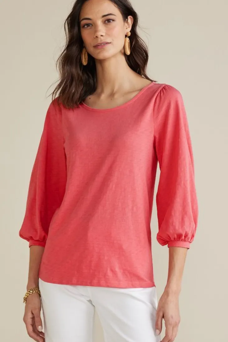 Discount Soft Surroundings Parisian Poet Top