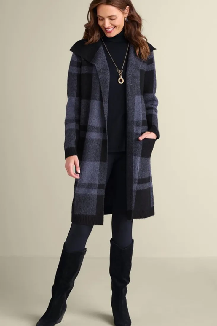 posh_plaid_cardigan_0.webp Flash Sale Soft Surroundings Posh Plaid Cardigan PoshPlaid