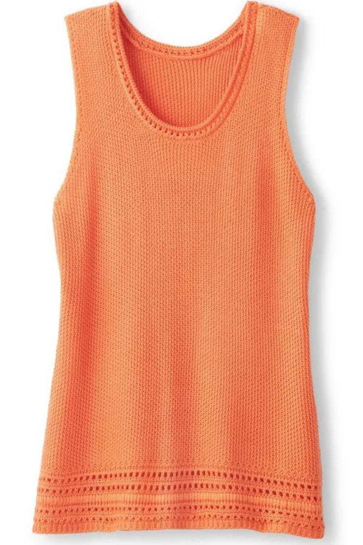 Fashion Soft Surroundings Rory Sweater Tank BirdOfParadise
