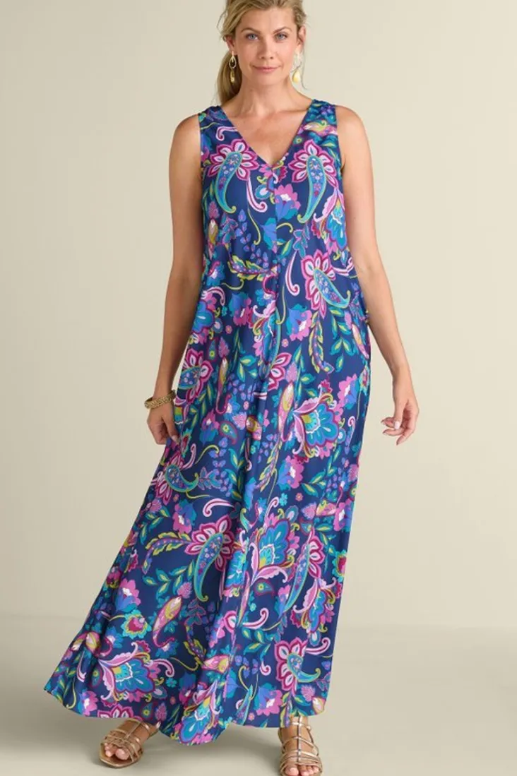 Cheap Soft Surroundings Rosalia Maxi Dress SanFranPaisley