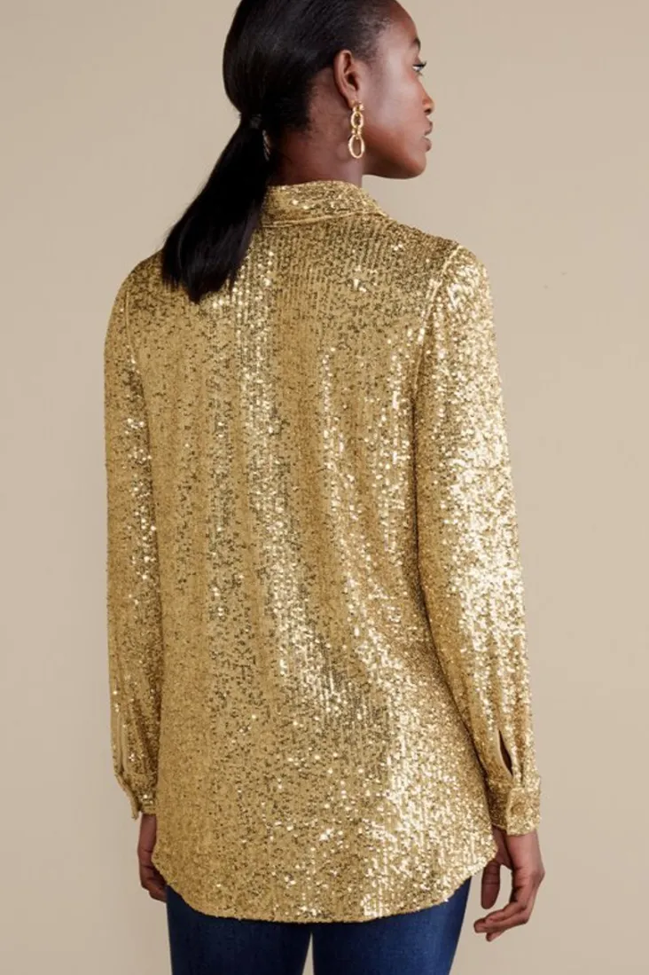 sancerre_sequin_shirt_3.webp Best Sale Soft Surroundings Sancerre Sequin Shirt