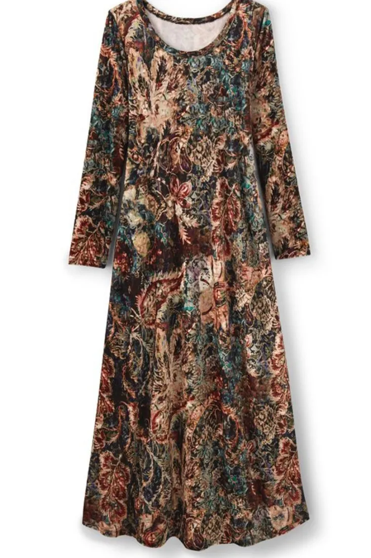 santiago_stretch_velvet_dress_24.webp Store Soft Surroundings Santiago Stretch Velvet Dress