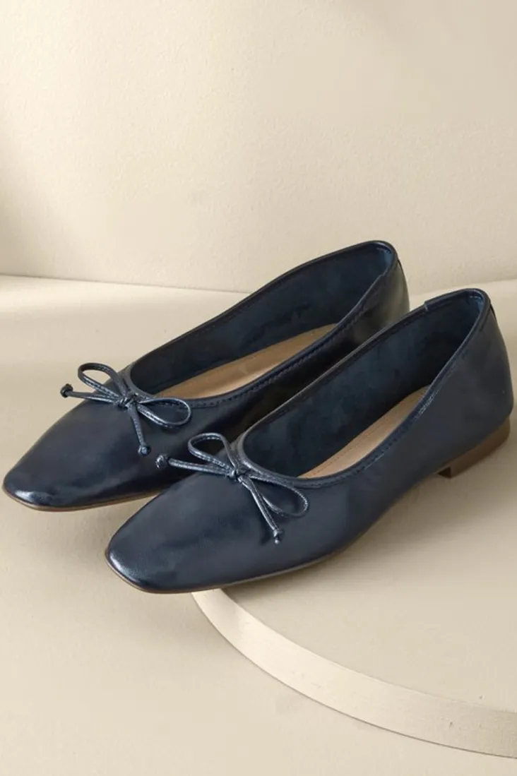 Store Soft Surroundings Schutz Arissa Bow Ballet Flat