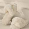 Sale Soft Surroundings Shiraleah Stowe Slippers Ivory