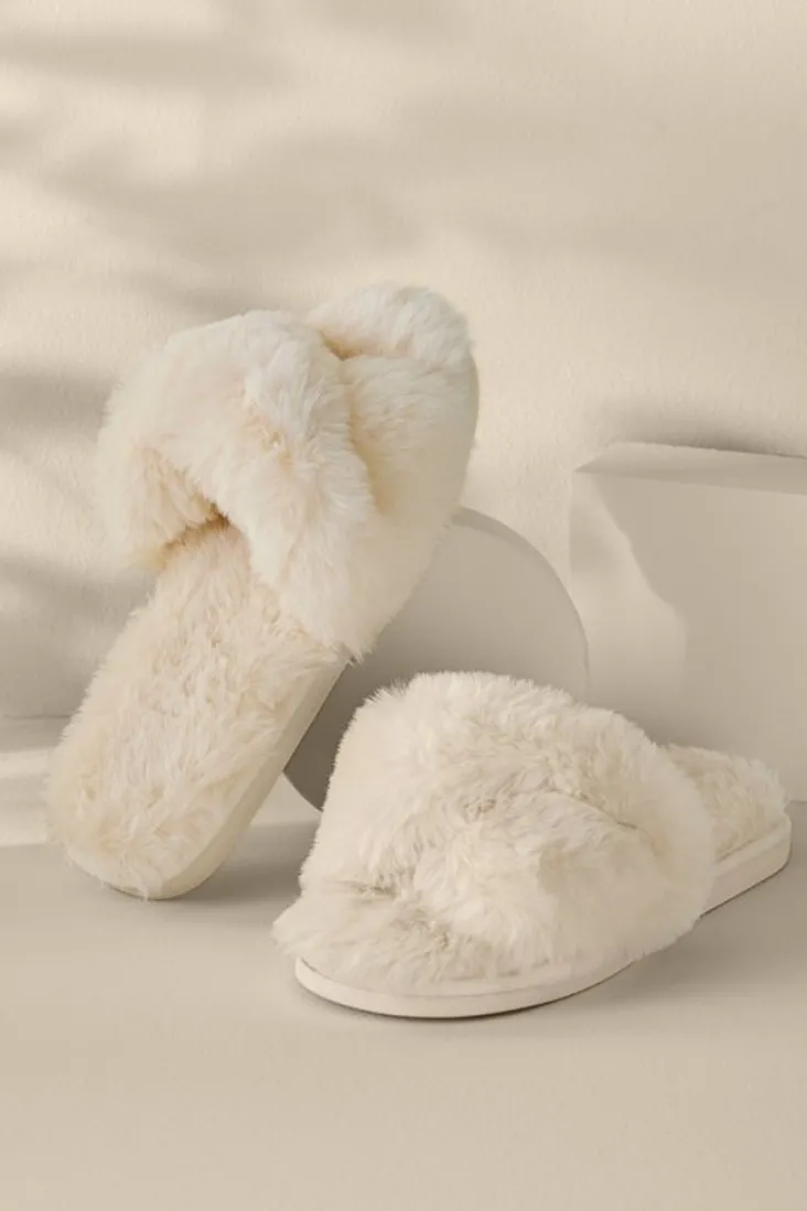 Sale Soft Surroundings Shiraleah Stowe Slippers Ivory