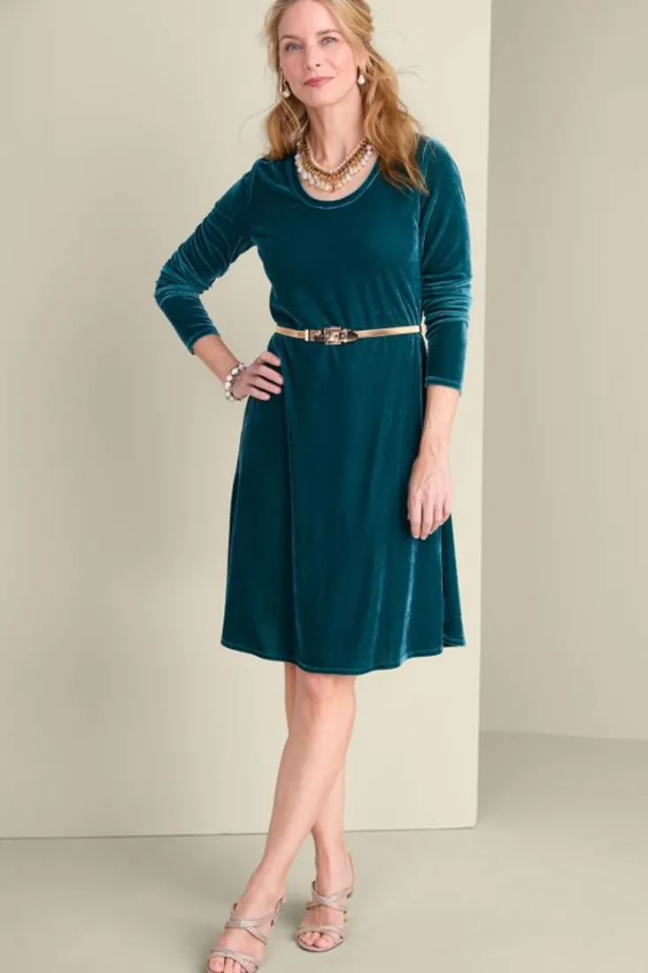 short_santiago_velvet_dress_4.webp Shop Soft Surroundings Short Santiago Velvet Dress