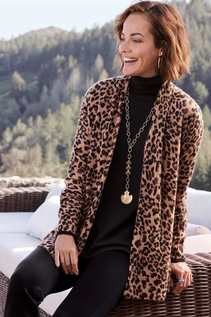 sibyl_cashmere_printed_cardigan_4.webp Online Soft Surroundings Sibyl Cashmere Printed Cardigan Leopard