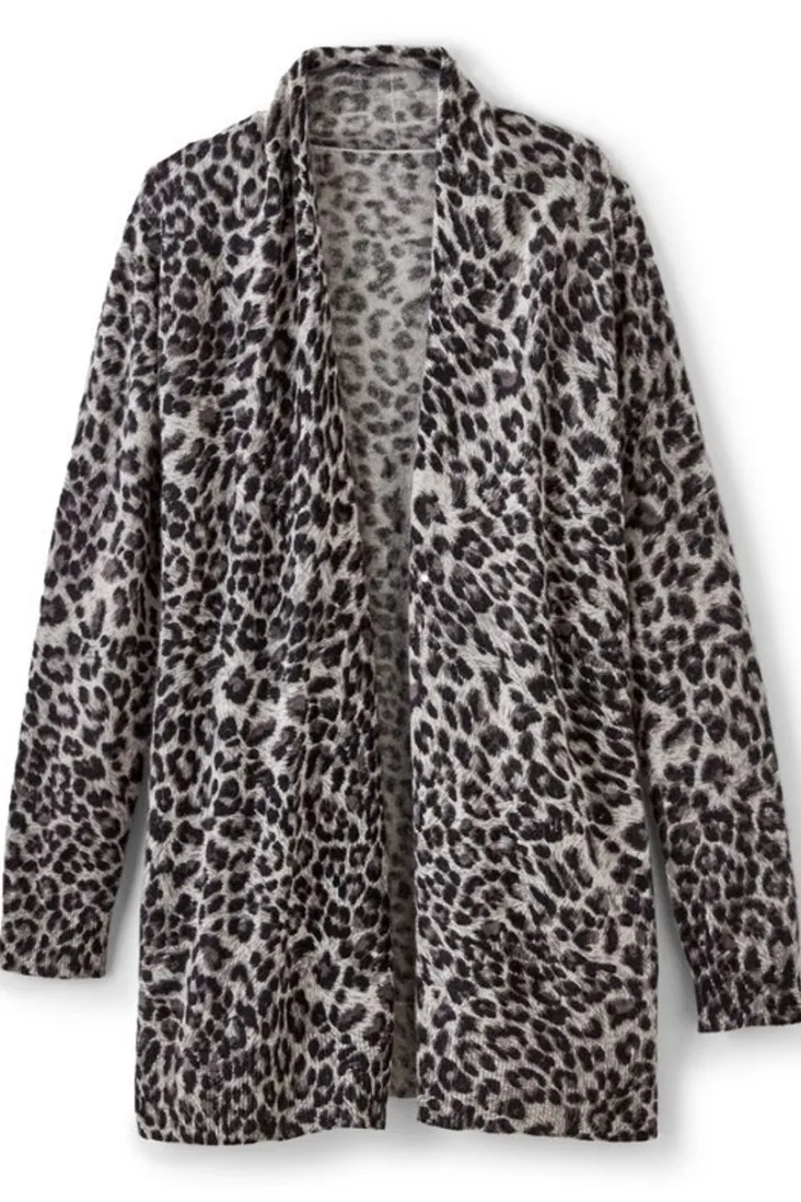 sibyl_cashmere_printed_cardigan_7.webp Online Soft Surroundings Sibyl Cashmere Printed Cardigan Leopard