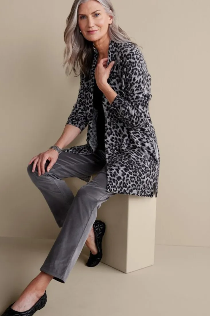 sibyl_cashmere_printed_cardigan_8.webp Online Soft Surroundings Sibyl Cashmere Printed Cardigan Leopard