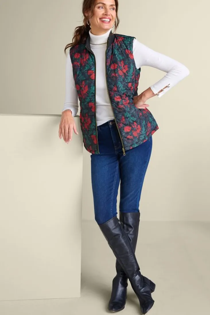 sienna_reversible_puffer_vest_2.webp Fashion Soft Surroundings Sienna Reversible Puffer Vest WildflowerAntiqueBlack