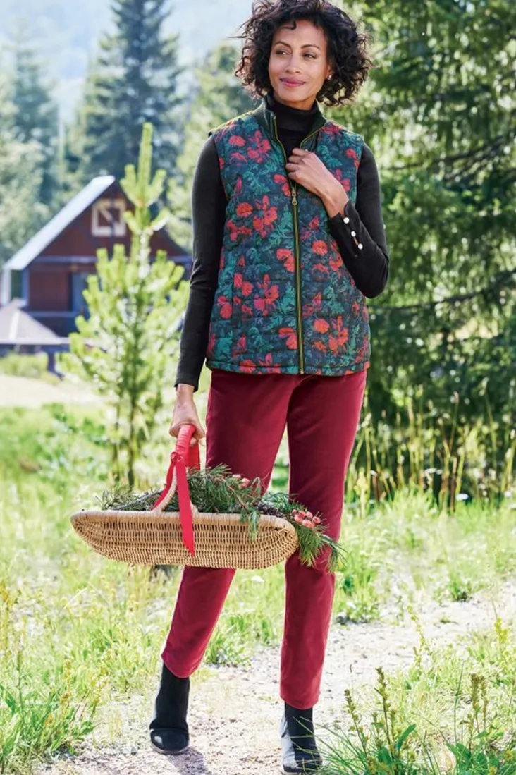 sienna_reversible_puffer_vest_4.webp Fashion Soft Surroundings Sienna Reversible Puffer Vest WildflowerAntiqueBlack