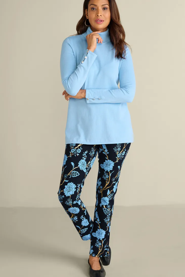 Best Soft Surroundings Soft Essential Ponte Slim Leg Pants
