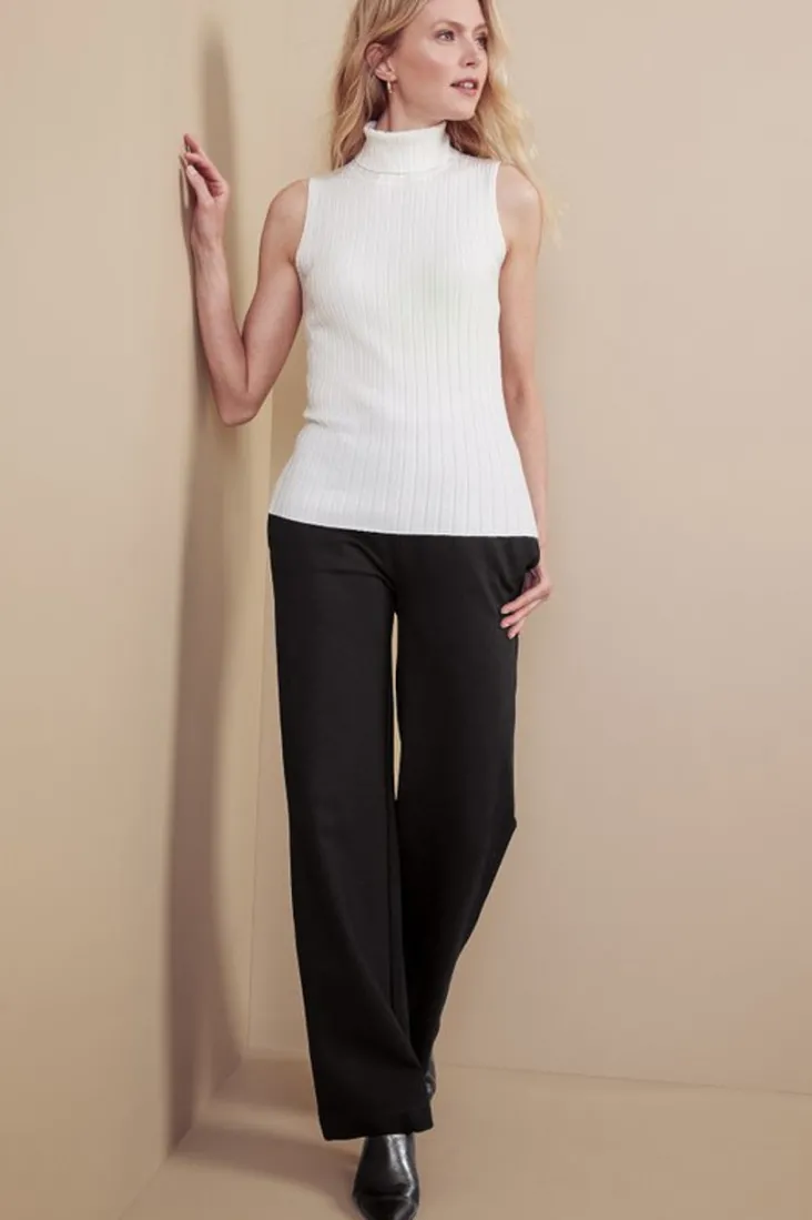 soft_essential_ponte_wide_leg_pants_4.webp New Soft Surroundings Soft Essential Ponte Wide Leg Pants Black
