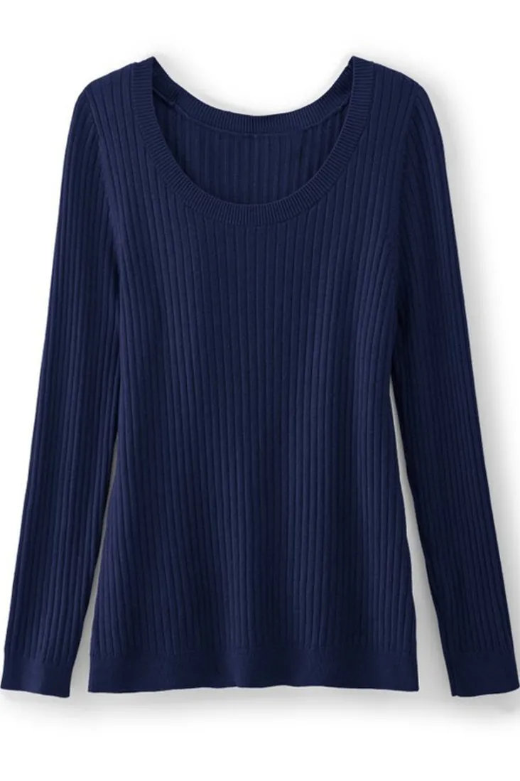soft_essential_ribbed_pullover_sweater_12.webp Online Soft Surroundings Soft Essential Ribbed Pullover Sweater