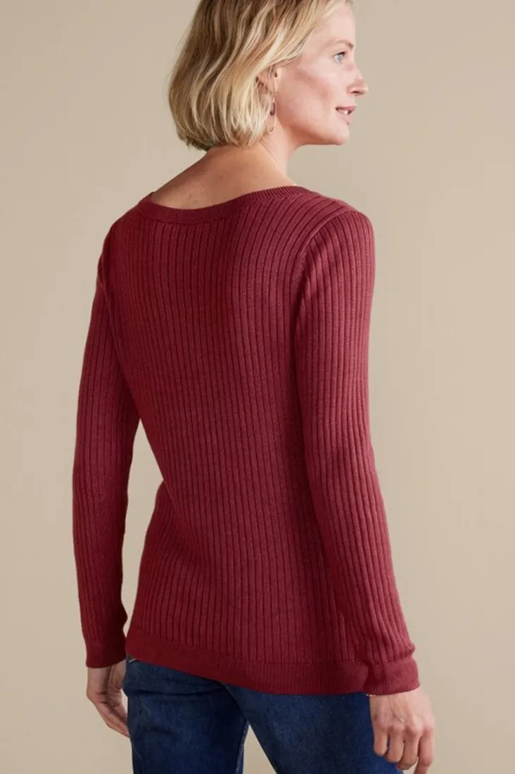 soft_essential_ribbed_pullover_sweater_19.webp Online Soft Surroundings Soft Essential Ribbed Pullover Sweater