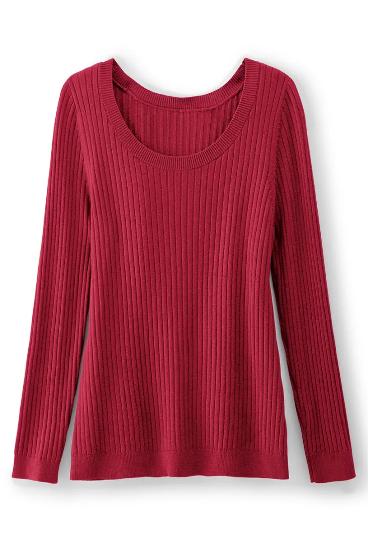 soft_essential_ribbed_pullover_sweater_28.webp Online Soft Surroundings Soft Essential Ribbed Pullover Sweater