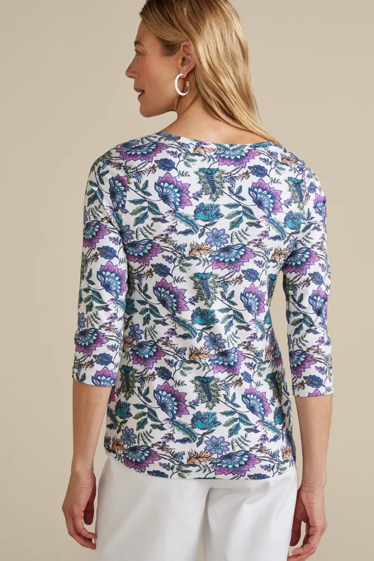 soft_essential_supima__sleeve_tee_i_28.webp Fashion Soft Surroundings Soft Essential Supima 3/4 Sleeve Tee I
