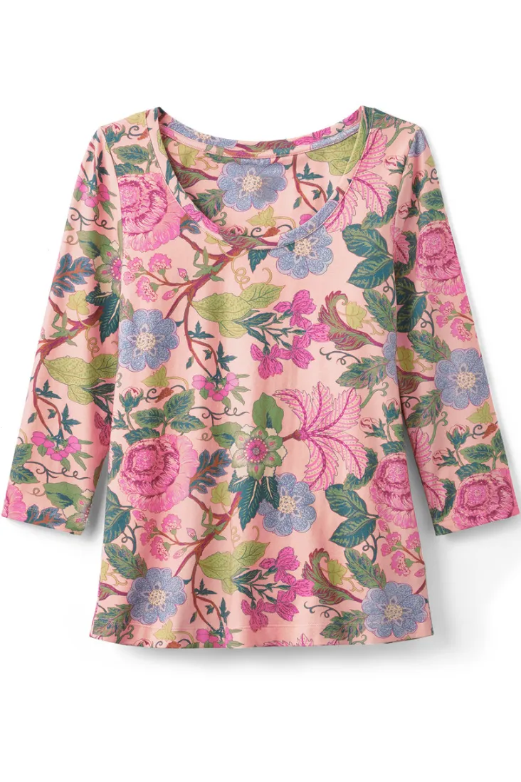 soft_essential_supima__sleeve_tee_i_34.webp Fashion Soft Surroundings Soft Essential Supima 3/4 Sleeve Tee I