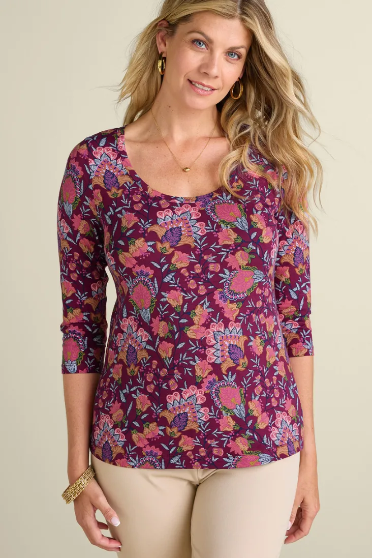 soft_essential_supima__sleeve_tee_i_40.webp Fashion Soft Surroundings Soft Essential Supima 3/4 Sleeve Tee I