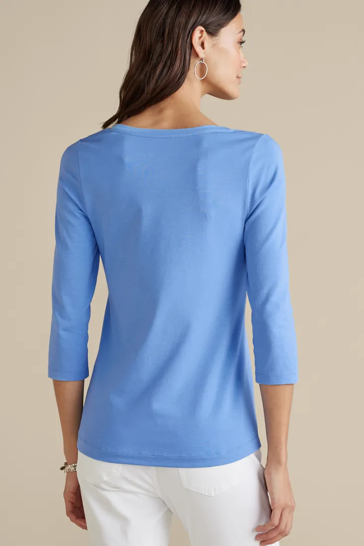 soft_essential_supima__sleeve_tee_i_46.webp Fashion Soft Surroundings Soft Essential Supima 3/4 Sleeve Tee I
