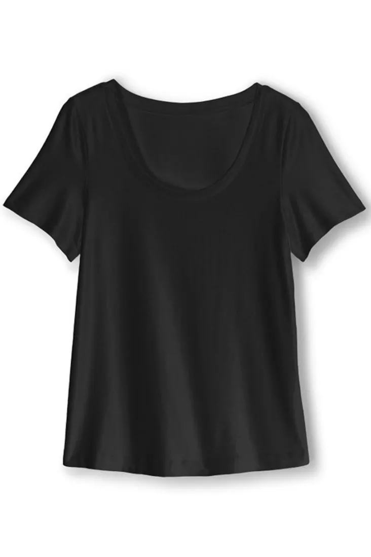 Flash Sale Soft Surroundings Soft Essential Supima Short Sleeve Tee