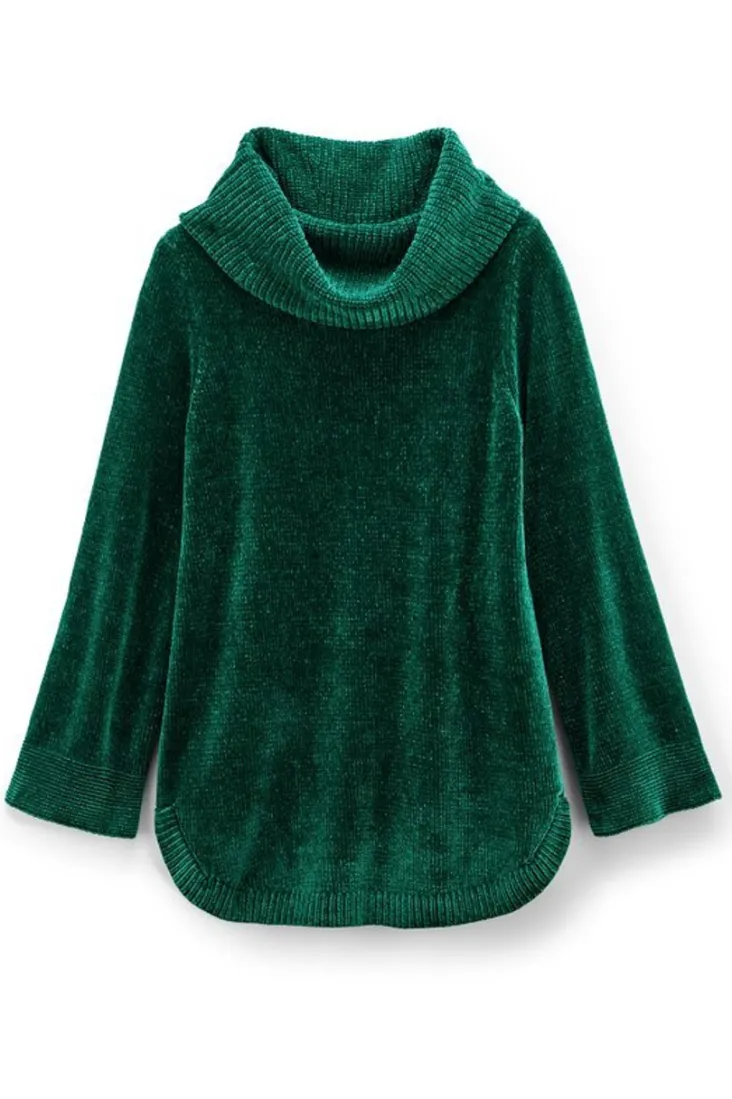 soft_winds_chenille_tunic_sweater_12.webp Clearance Soft Surroundings Soft Winds Chenille Tunic Sweater