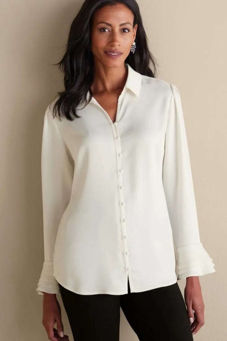Outlet Soft Surroundings Sonnet Blouse