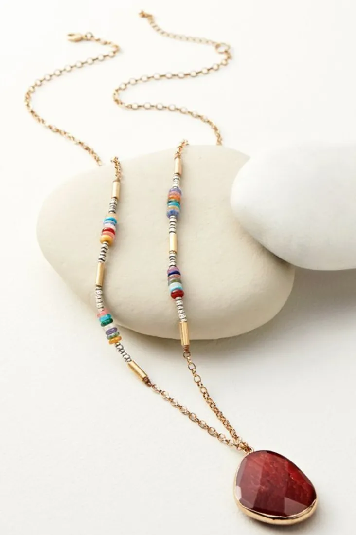 Best Soft Surroundings Suri Pendant Necklace GoldMulti