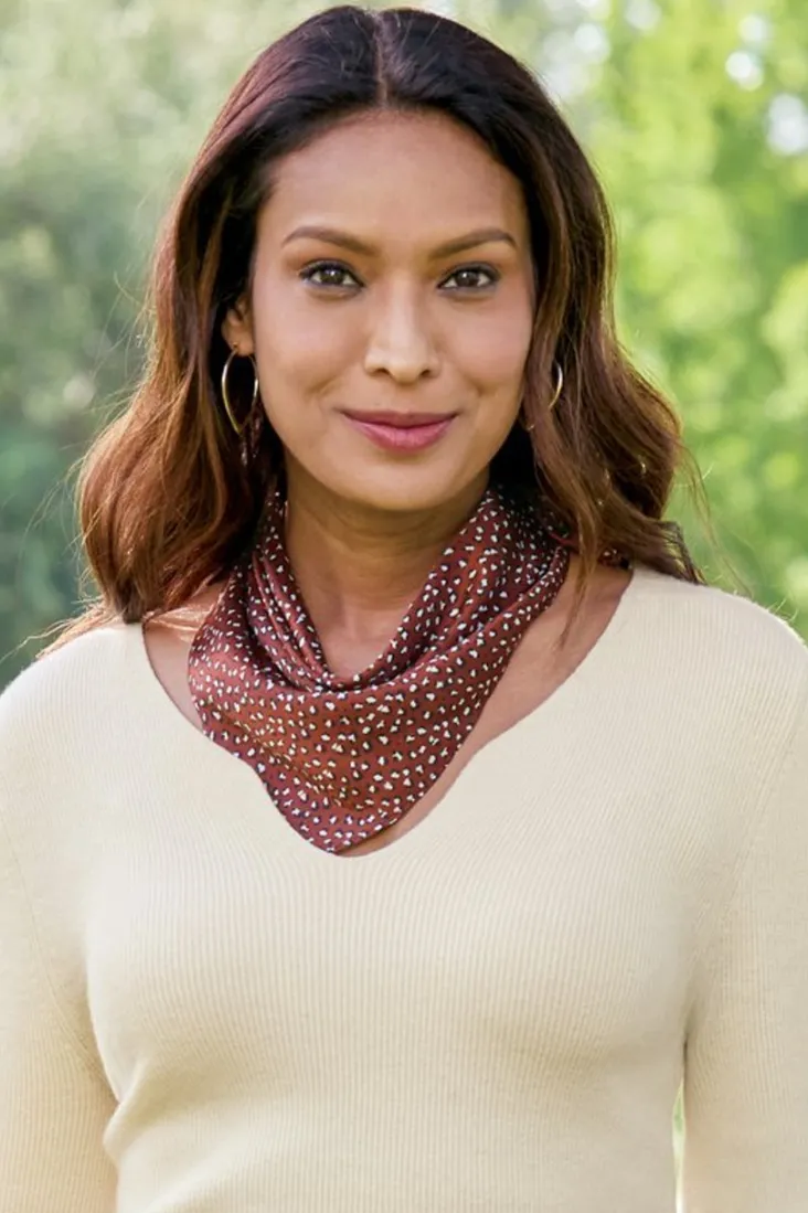 sylvia_silk_square_scarf_5.webp Cheap Soft Surroundings Sylvia Silk Square Scarf RustMulti