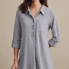 Cheap Soft Surroundings Take It Easy Top MediumHeatherGrey