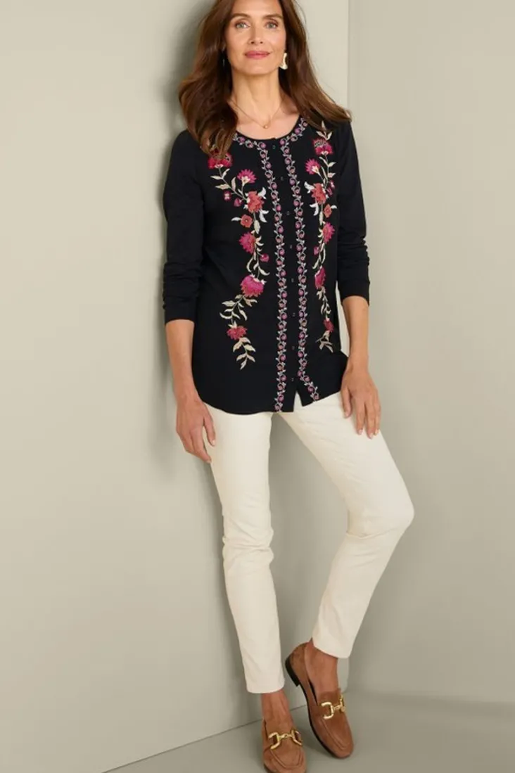 talulla_embroidered_tunic_2.webp Best Soft Surroundings Talulla Embroidered Tunic BlackBeauty