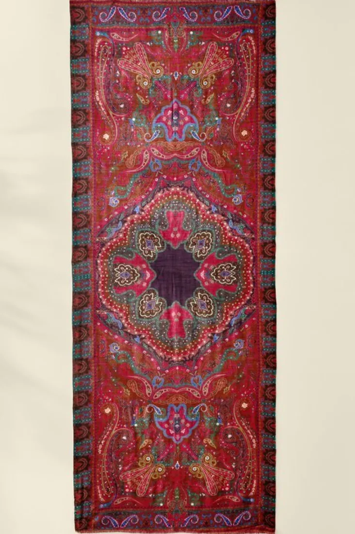 Cheap Soft Surroundings Tamara Paisley Scarf Multi