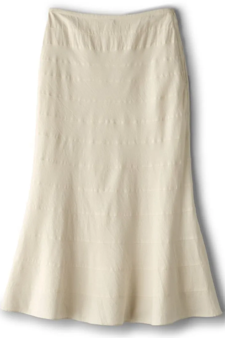 New Soft Surroundings Terah Maxi Skirt AntiqueWhite