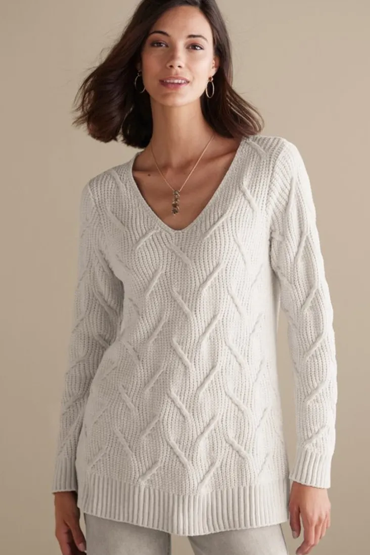 trina_chenille_sweater_11.webp Shop Soft Surroundings Trina Chenille Sweater